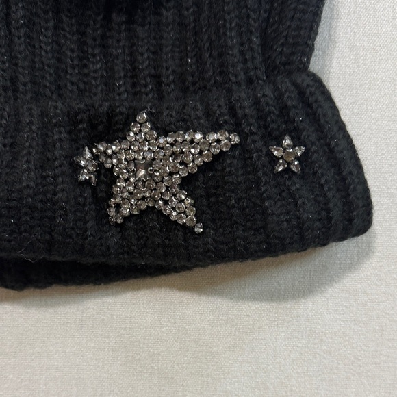 PINK Victoria's Secret Black and Sparkly Gray Beanie Duo - Picture 4 of 7